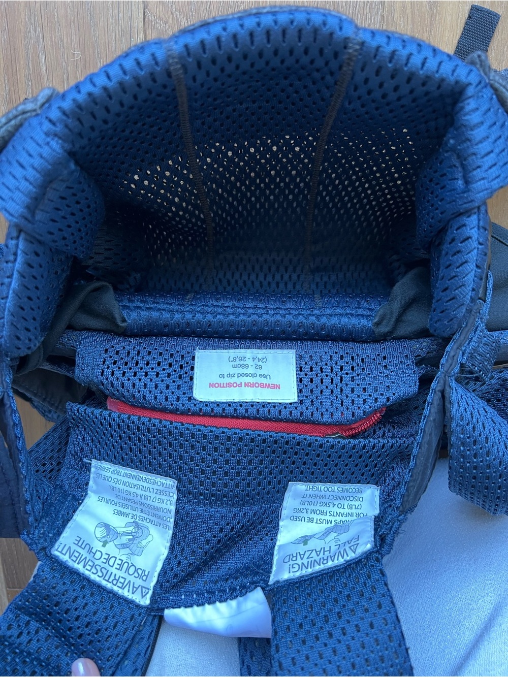 Harmony Carrier in Navy Blue 3D Mesh Fabric - Picture 4 of 4